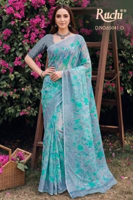 Ruchi saffron chiffon 272 online shopping surat